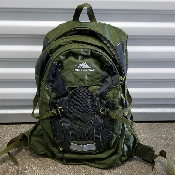 high sierra backpack green